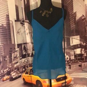 NY Collection Blue Camisole